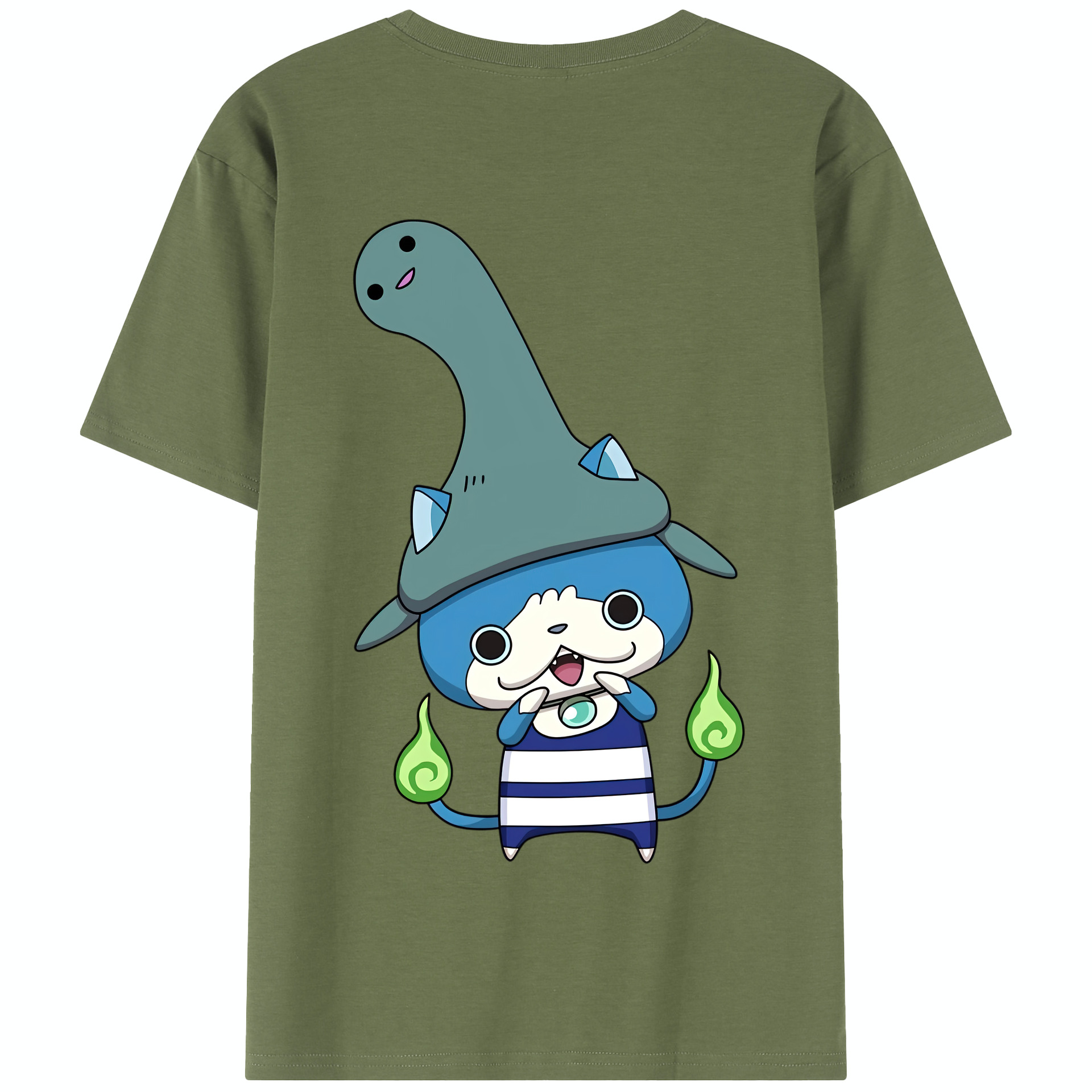 （画像用） 妖怪ウォッチ Yo-kai Watch 綿100％半袖Tシャツ（背面プリント）